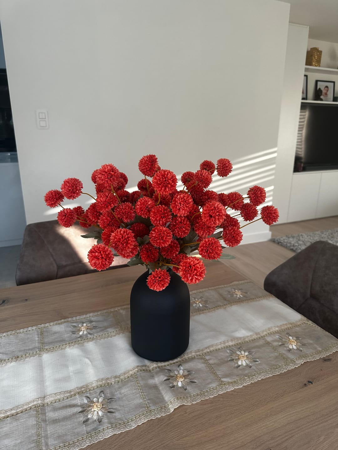 Customer photo review of Casa vaas - Mat zwart