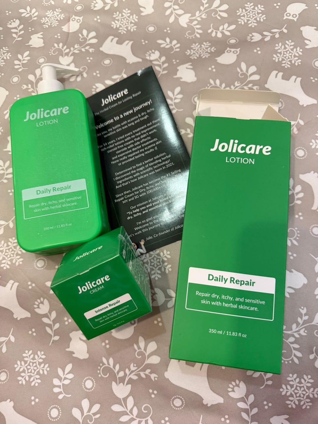 Customer photo review of Jolicare Lotion