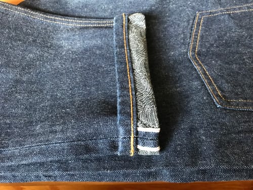 Customer photo review of Red Ear American Coin Pocket Straight Jeans