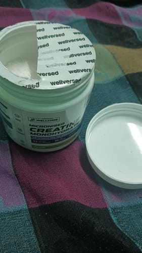 Customer photo review of Wellcore - Pure Micronised Creatine Monohydrate | Kiwi Kick (122g, 33 servings)