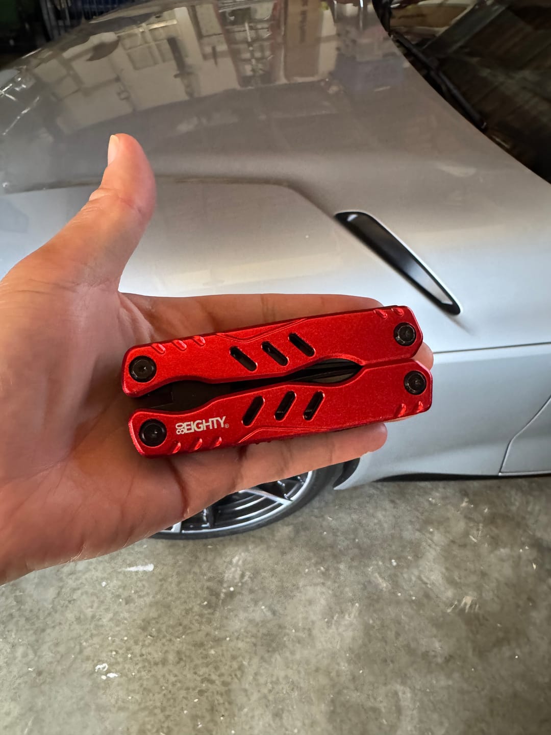 Customer photo review of 80Eighty® Multi-Tool - Red