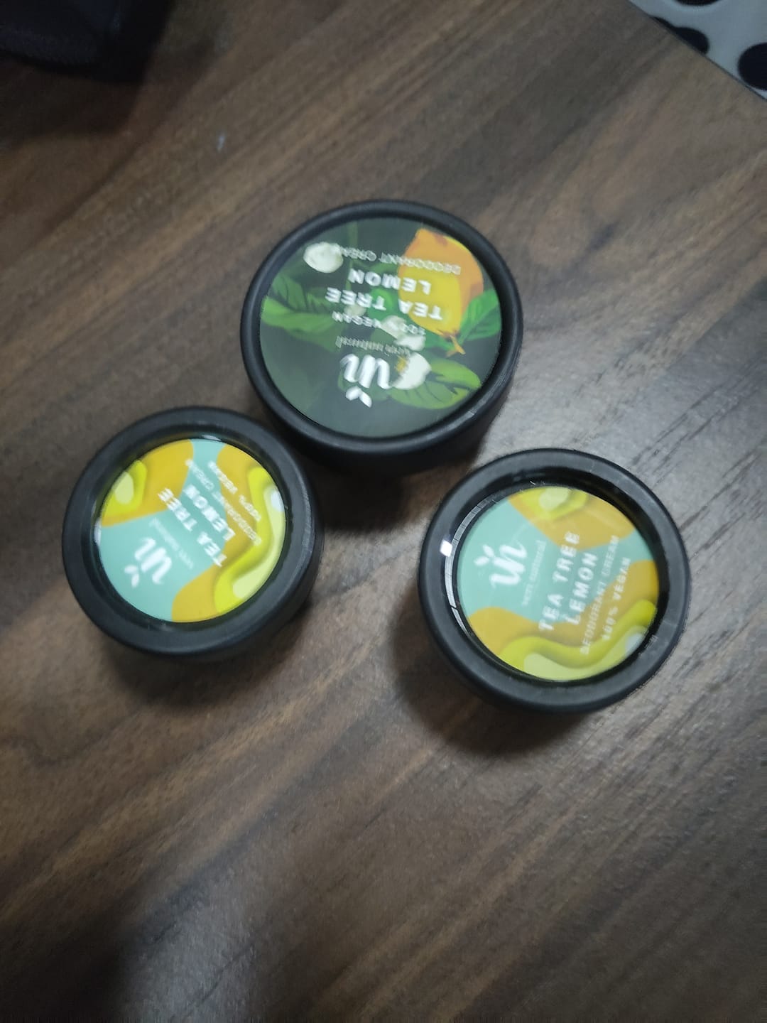 Customer photo review of [15% Off] Tea Tree Lemon - Deodorant Cream & Mini Combo