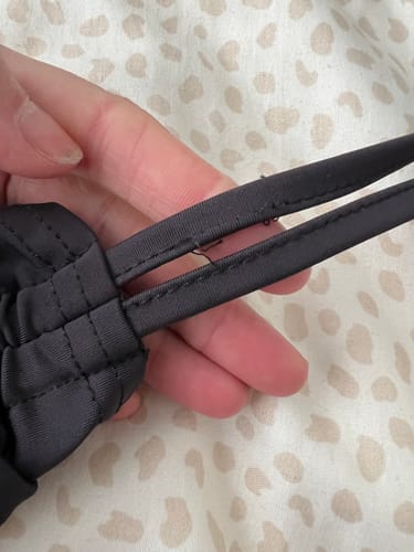 Customer photo review of High Waist Drawstring Shorts - Scrunch Booty Shorts Recycled Black