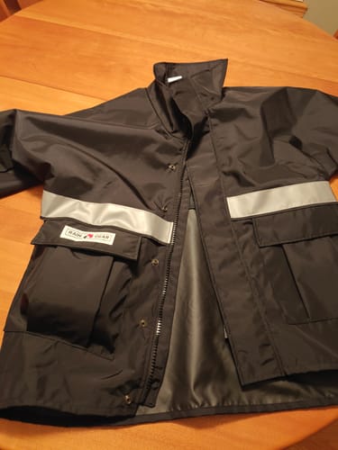 Customer photo review of Apex Unlined Rain Jacket