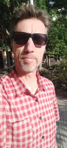 Customer photo review of Chemise d'été boutonnée en coton rouge à carreaux pour hommes chemise a carreaux homme