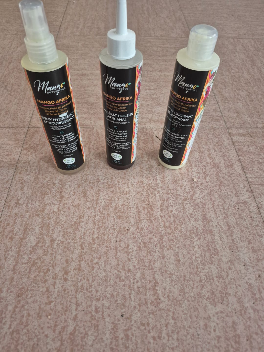 Customer photo review of Pack Routine MANGO AFRIKA - 6 produits