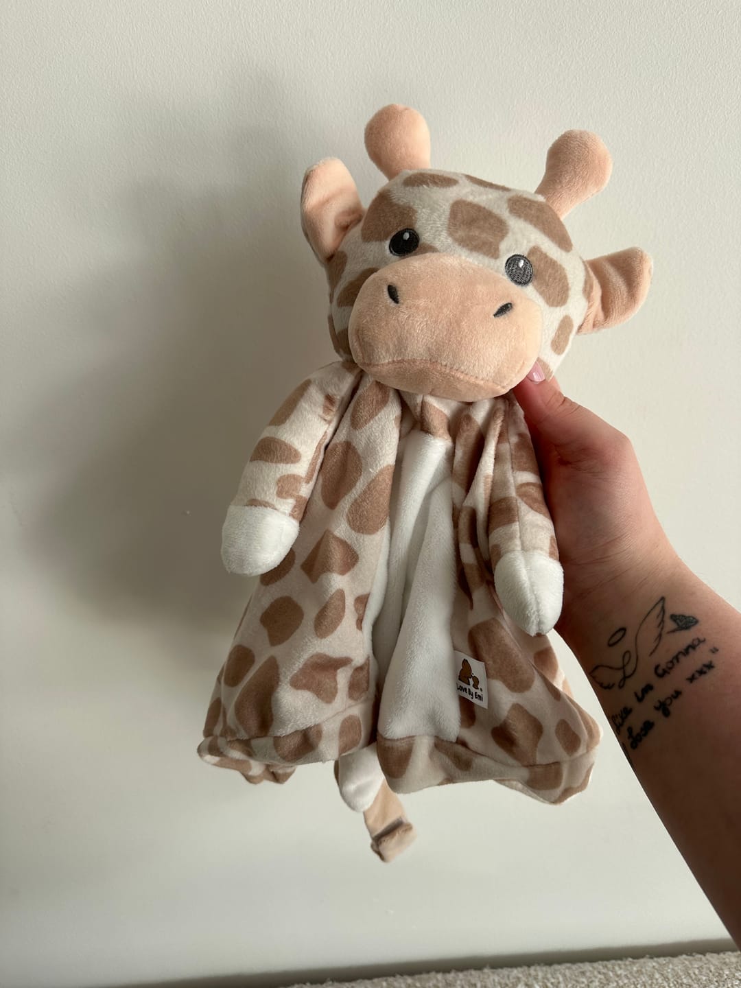 Customer photo review of Shay the Giraffe