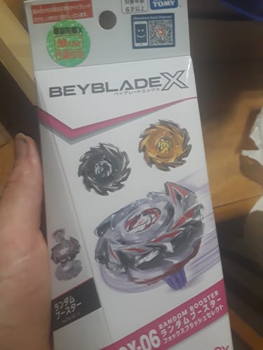 Customer photo review of [Pre-Order] Full Set Takara Tomy Beyblade X CX-06 FoxBrush J9-70GR