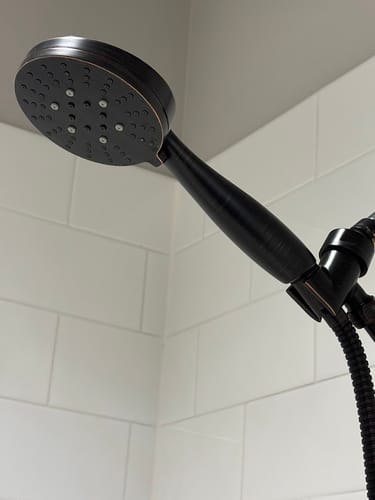 Customer photo review of 3-Spray Handheld Shower Head Set