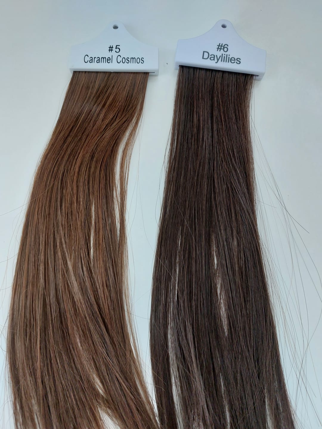 Customer photo review of Stranded Fibre Colour Sample #5 Caramel Cosmos