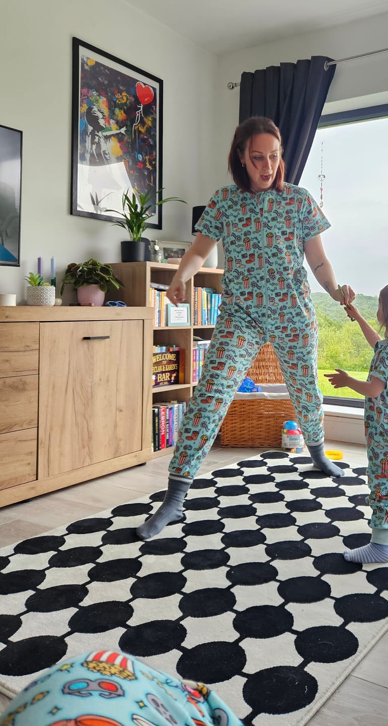 Customer photo review of Movie Onesie (Adult)