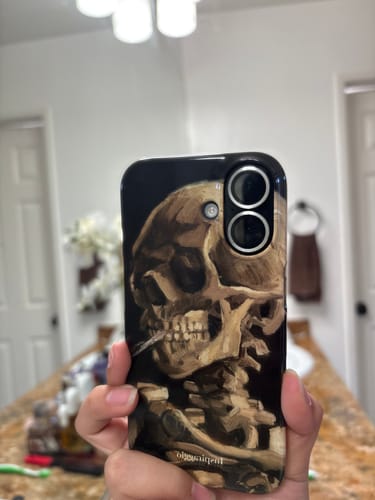 Customer photo review of Skeleton with a Cigarrette | Vincent van Gogh | 1886