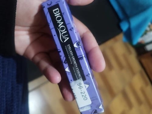Customer photo review of Hyaluronic Infused Lash Growth Serum Lengthening Thickening — Purple | KIMLUD