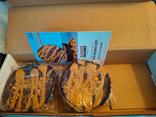 Customer photo review of The Classics - Peanut Butter Fudge Brownie Cups