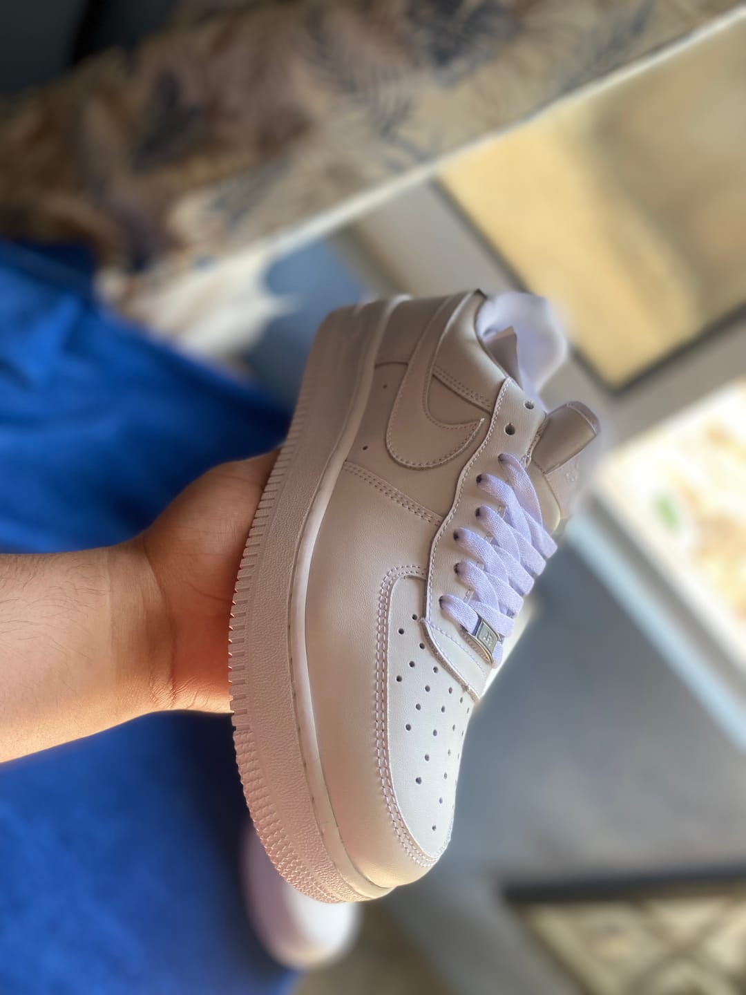 Customer photo review of Tenis Air Force 1 Blanco Total Piel 1.1