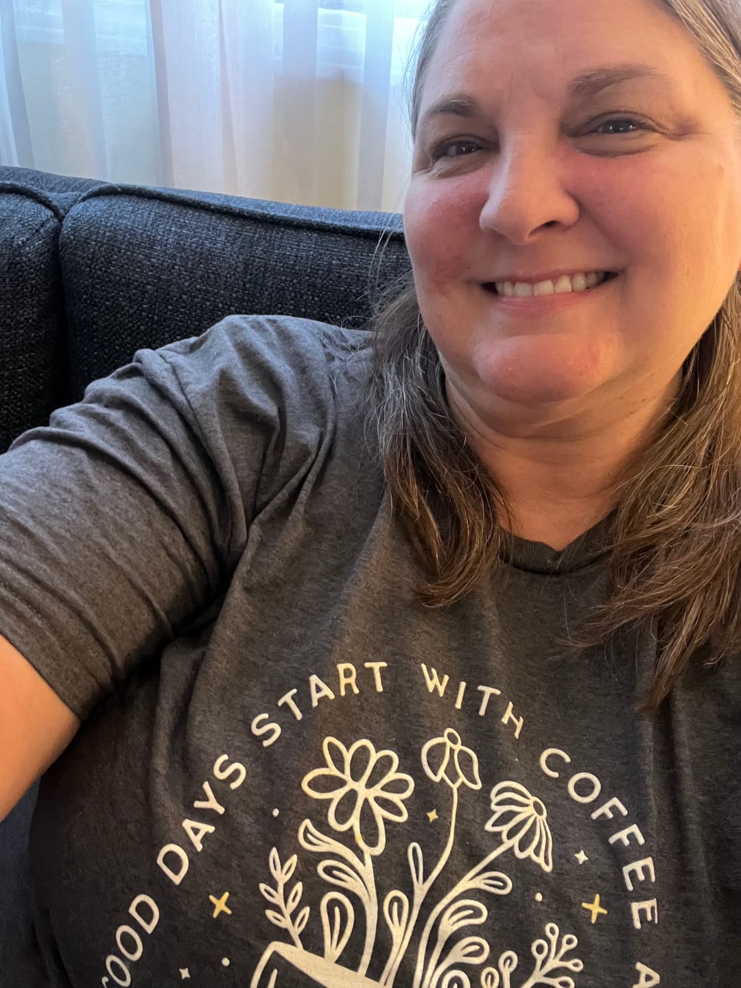 Customer photo review of Good Days Tee