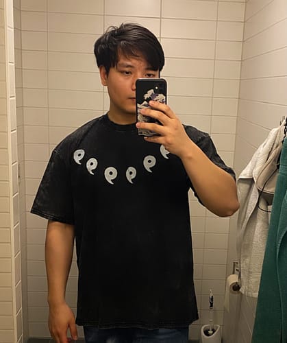 Customer photo review of SIX PATHES VINTAGE OVERSIZE TEE