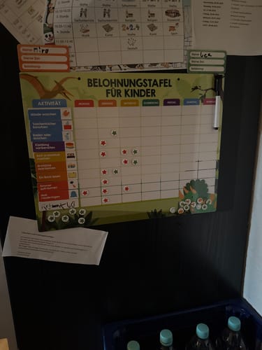 Customer photo review of Edubini Magnetische Belohnungstafel