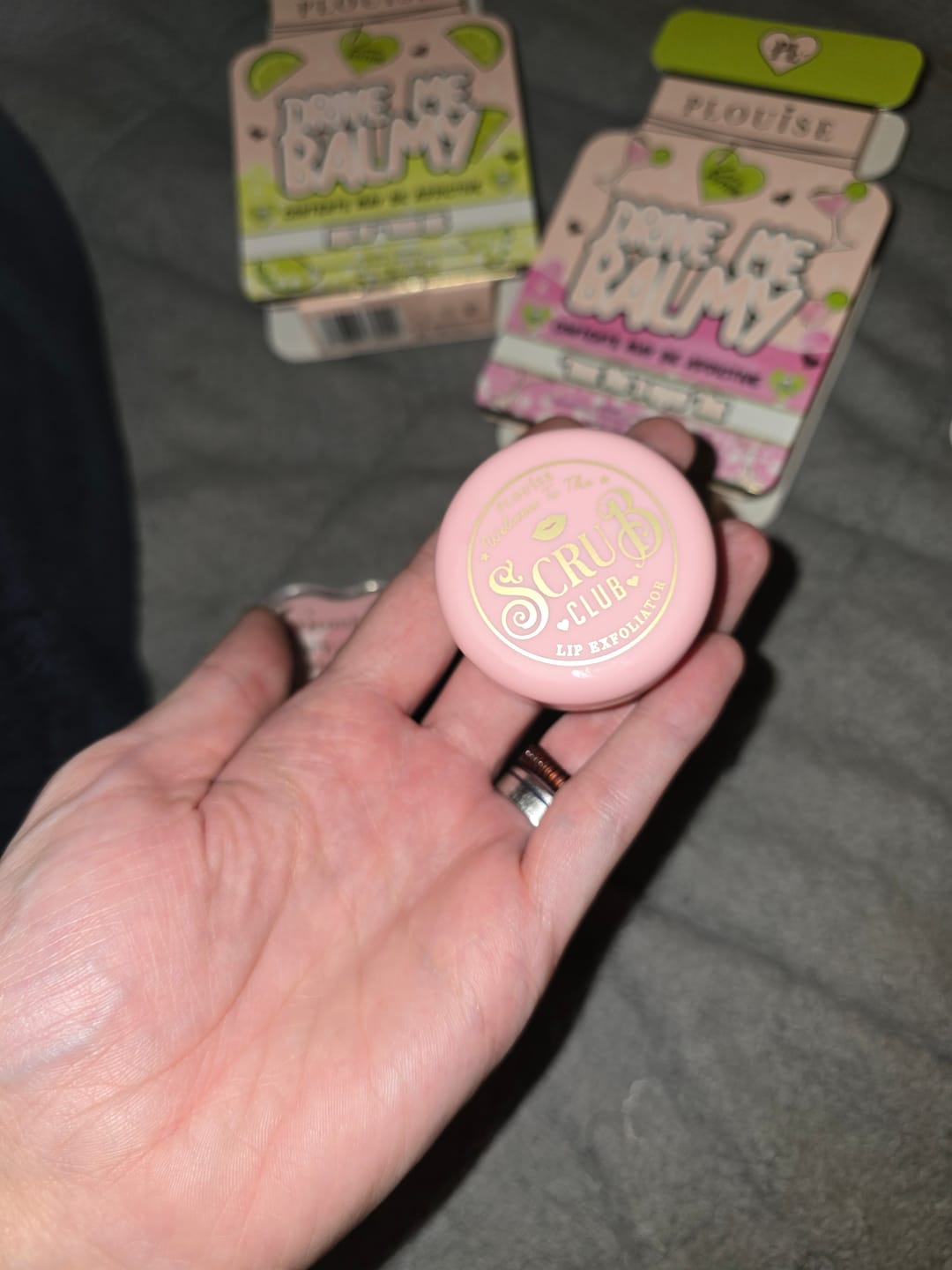 Customer photo review of P. Louise Exfoliator Lip Scrub