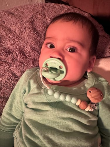 Customer photo review of Chupetero Spring Mint Nenina & Co