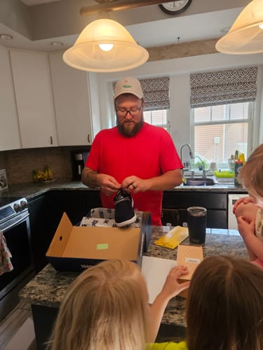 Customer photo review of SKŌNI Men's Golf Shoe - Navy