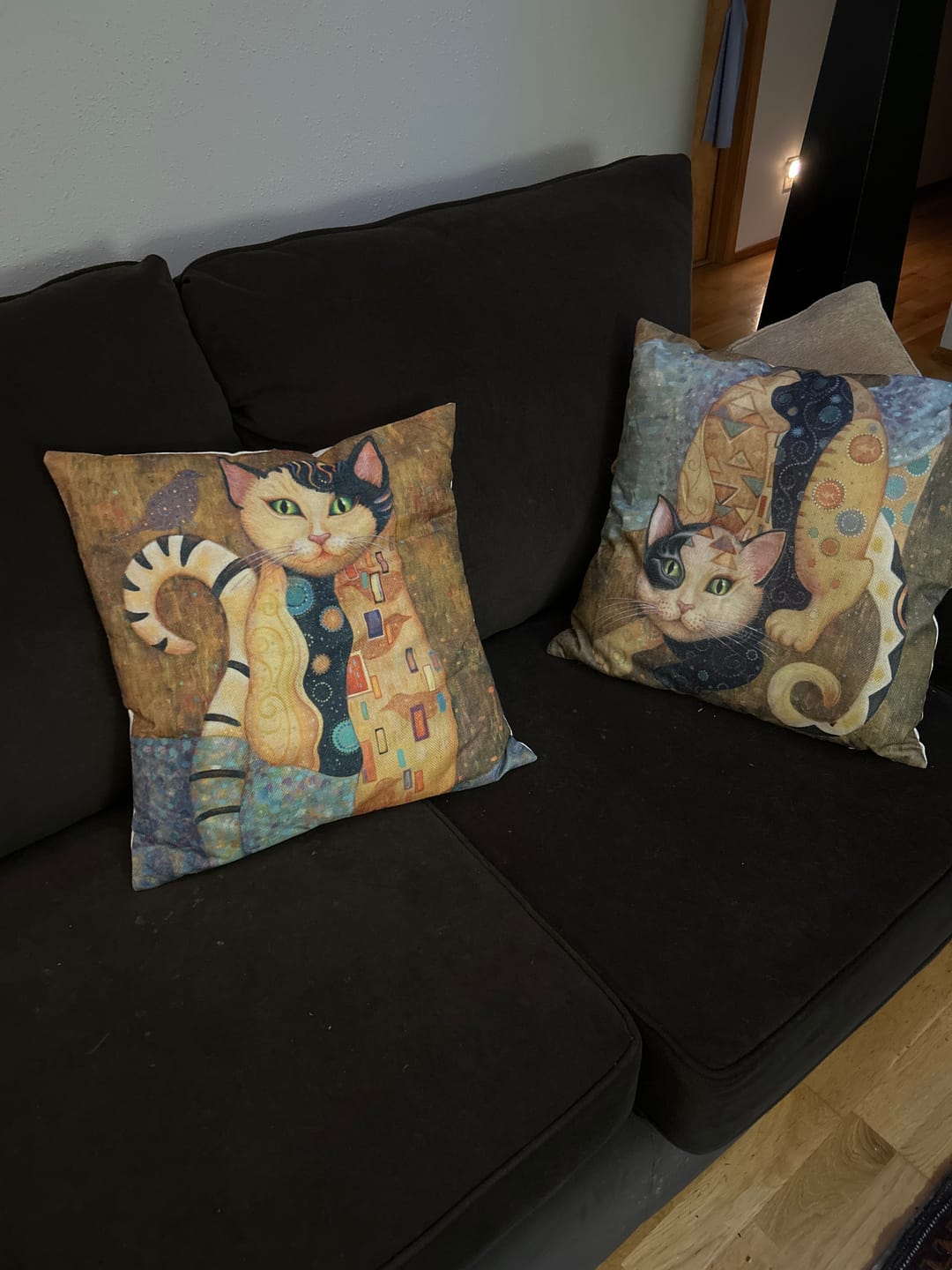 Customer photo review of Printed Cartoon Fashion Vintage Sofa Cushion Pillow Pillowcase