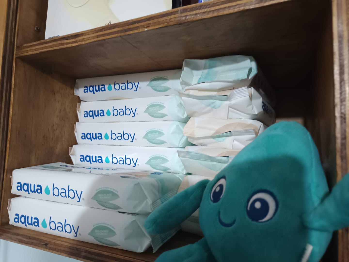 Customer photo review of Aqua Baby Biodegradables 24 Bolsas de 60 Toallitas Húmedas