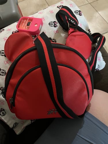 Customer photo review of Rouge Mickey Anaheim Crossbody