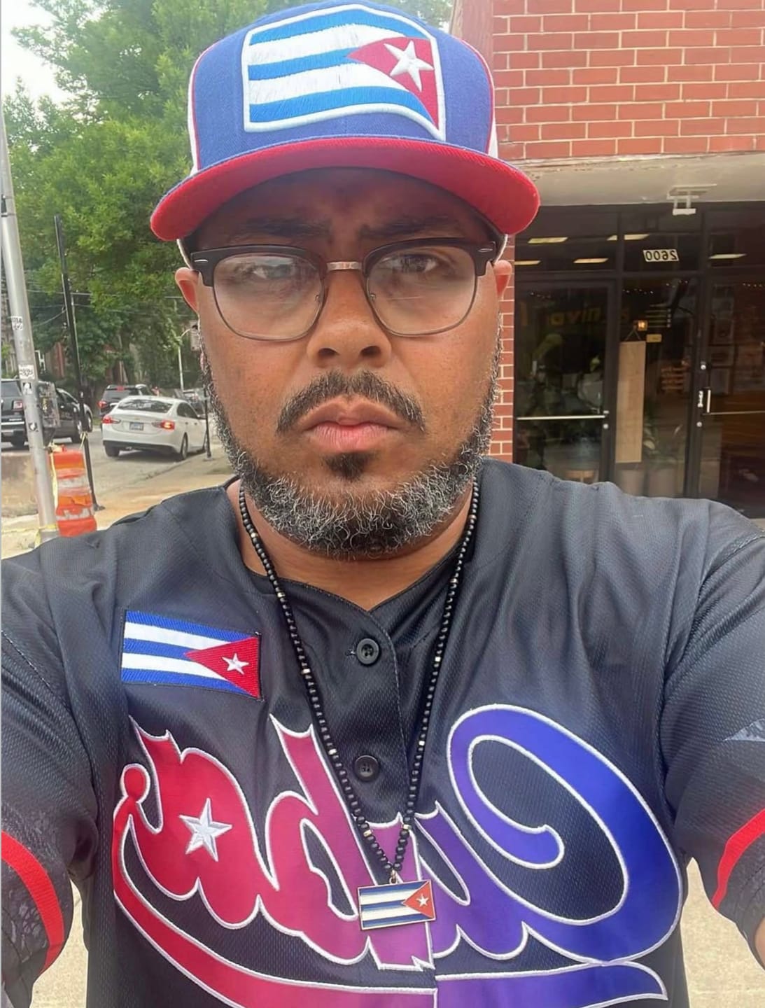 Customer photo review of Cuba Custom Baseball Jersey