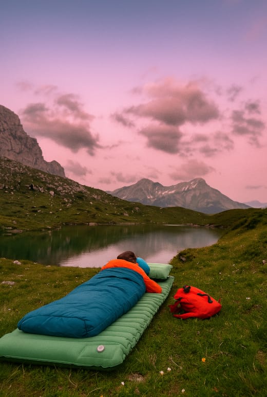 Customer photo review of Ultraleichte Isomatte Pro Edition – Ideal für jedes Abenteuer unterwegs