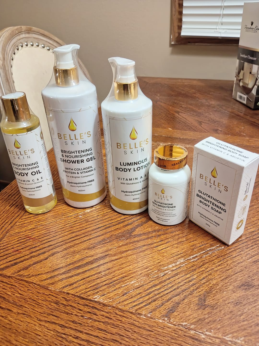 Customer photo review of Belle's Skin Ultimate Combo