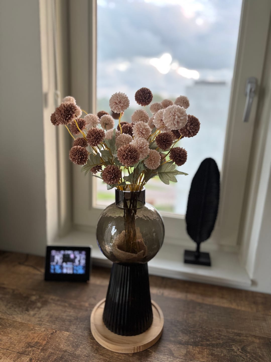 Customer photo review of Zijden Kiku Bloemen - Crème Mix