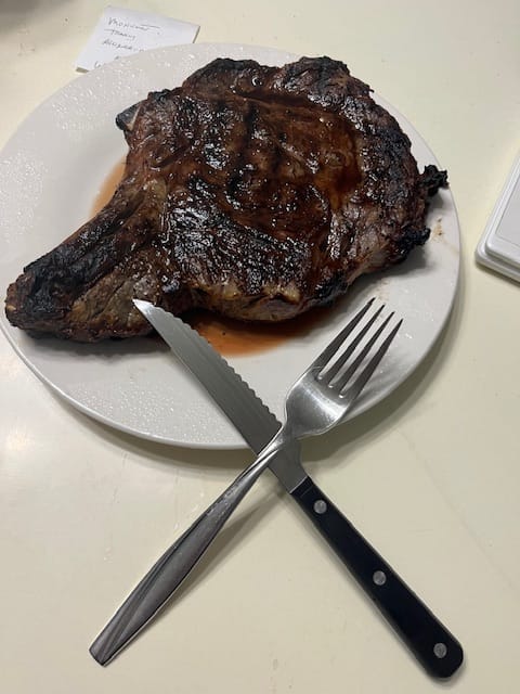 Customer photo review of FATBOY RIBEYE STEAKS