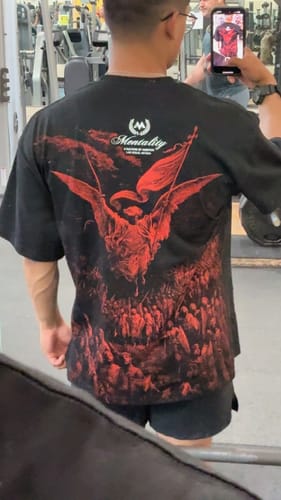 Customer photo review of Angel of Victory Tee