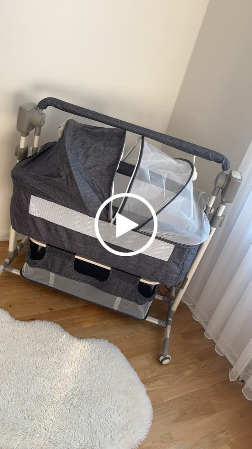 Customer video review of Bedside Crib - Vaggande Barnsäng