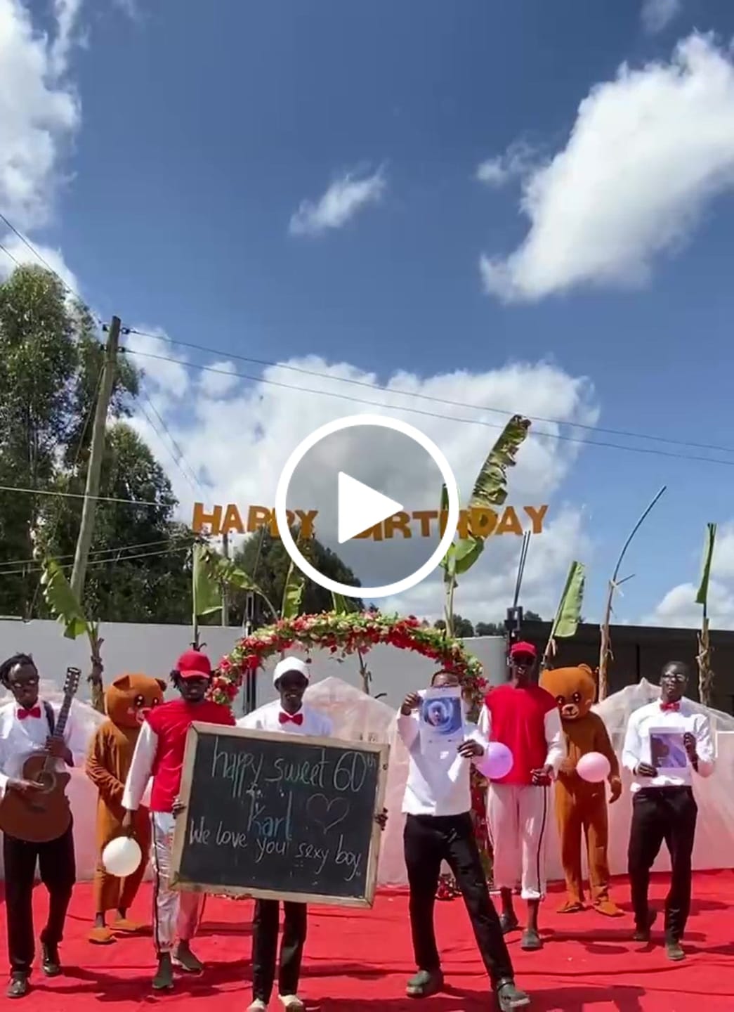 Customer video review of Greeting Video from Africa