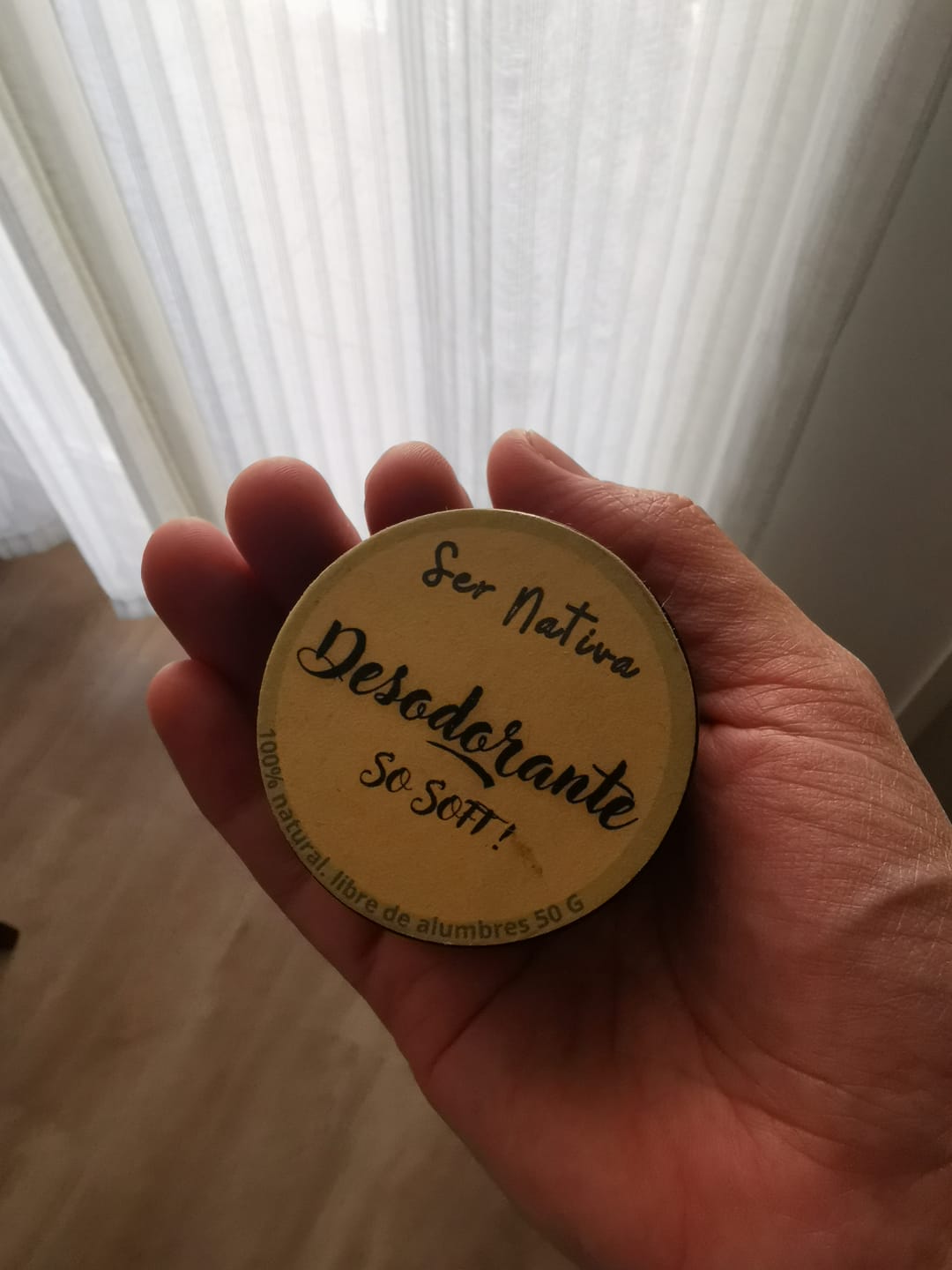 Customer photo review of Desodorante natural So Soft