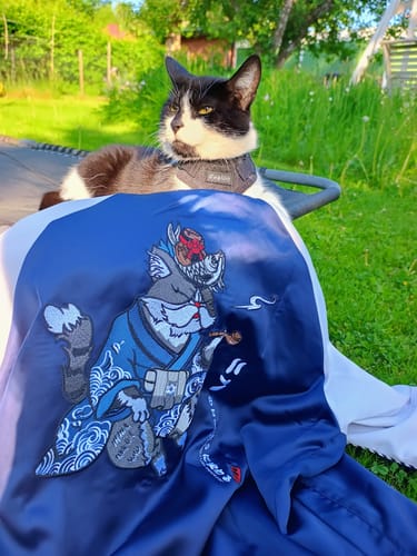 Customer photo review of Bossy Cat Sukajan Souvenir Jacket