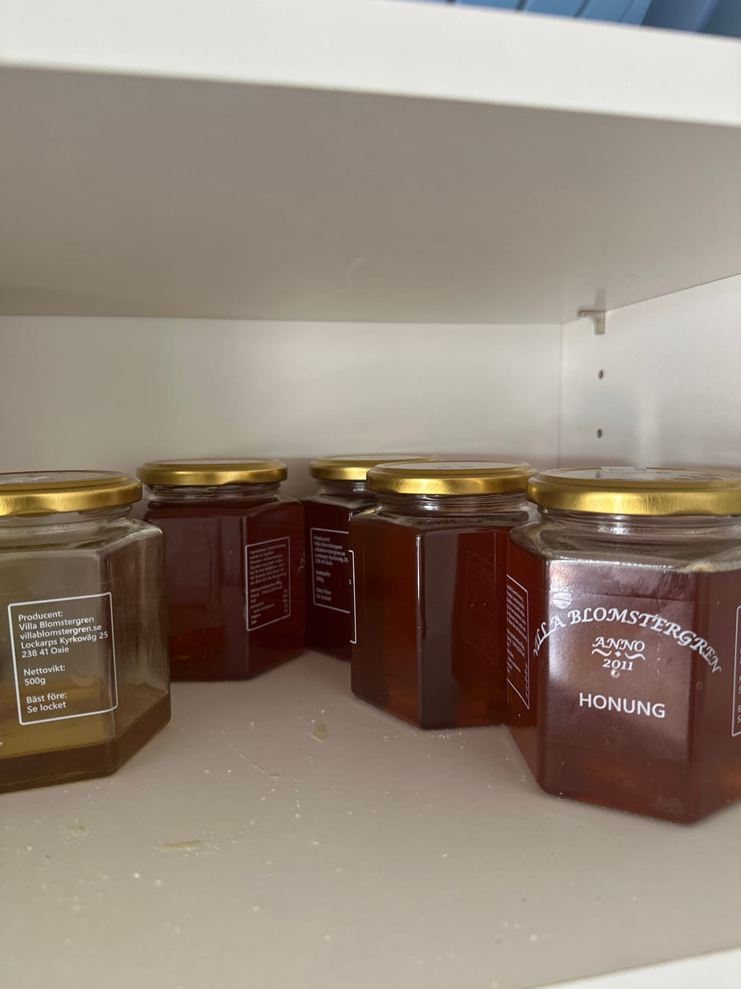 Customer photo review of 2 kg flytande honung + 250g honung med ingefära för 579kr ink. fri frakt!