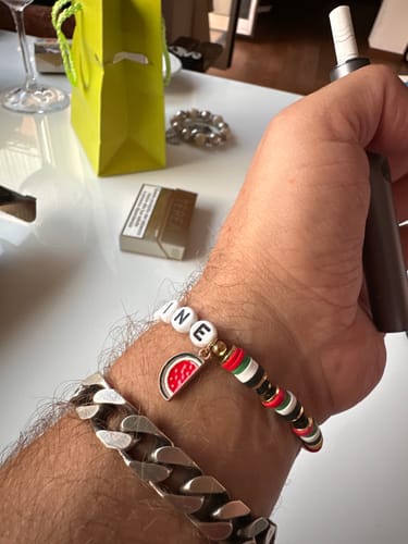 Customer photo review of Palestine Freedom Bracelet