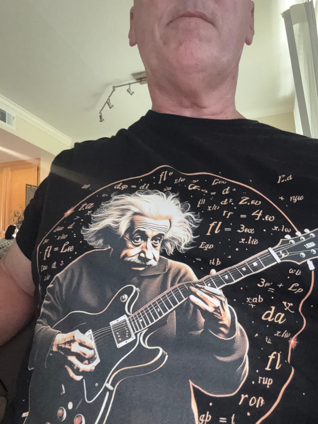 Customer photo review of Einstein T-Shirt