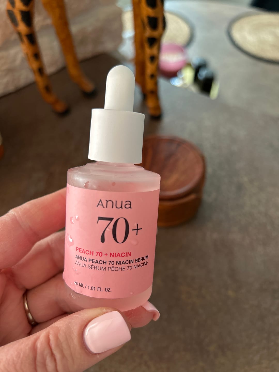 Customer photo review of Serums ar persiku gludai un mirdzošai ādai Anua Peach 70 Niacin Serum