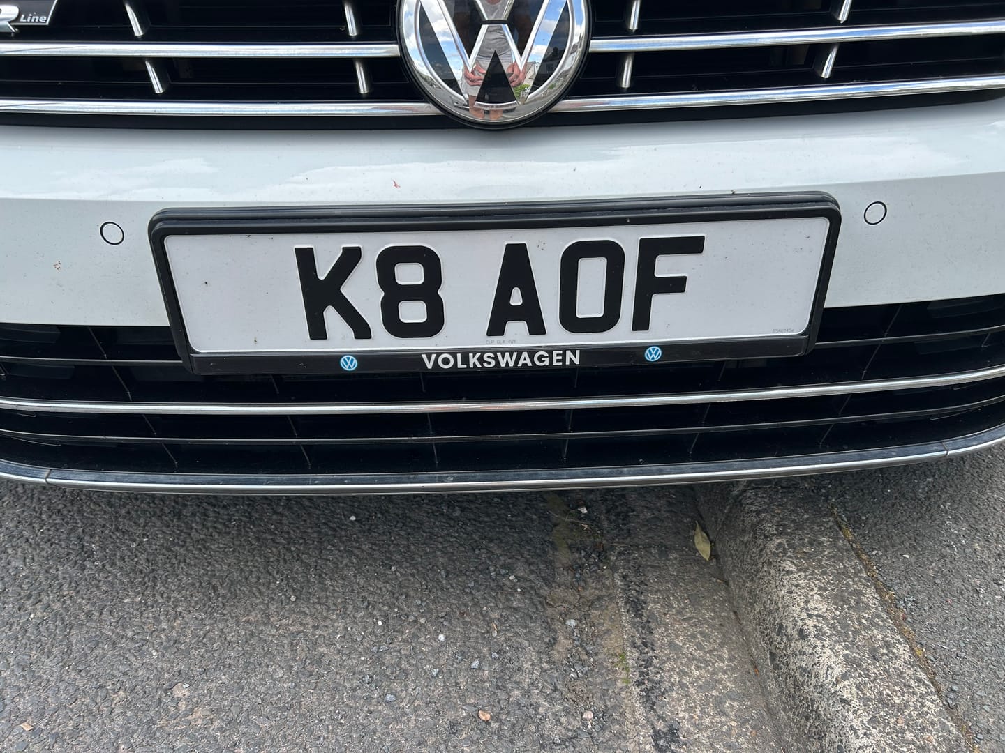 Customer photo review of Metal Pressed Number Plate (standard)- 520mm x 111mm