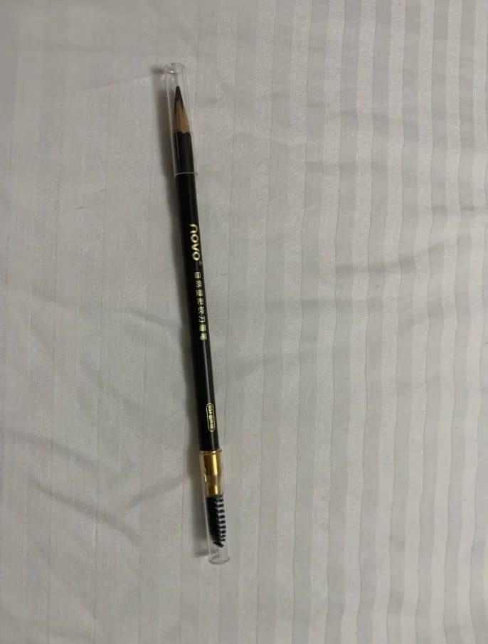Customer photo review of Wood-Based Eyebrow Pencil Microblade Precision Waterproof — Rich Brown | KIMLUD