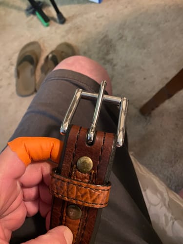 Customer photo review of 1.5" Nickel Free Stainless Steel #2 Roller Buckle