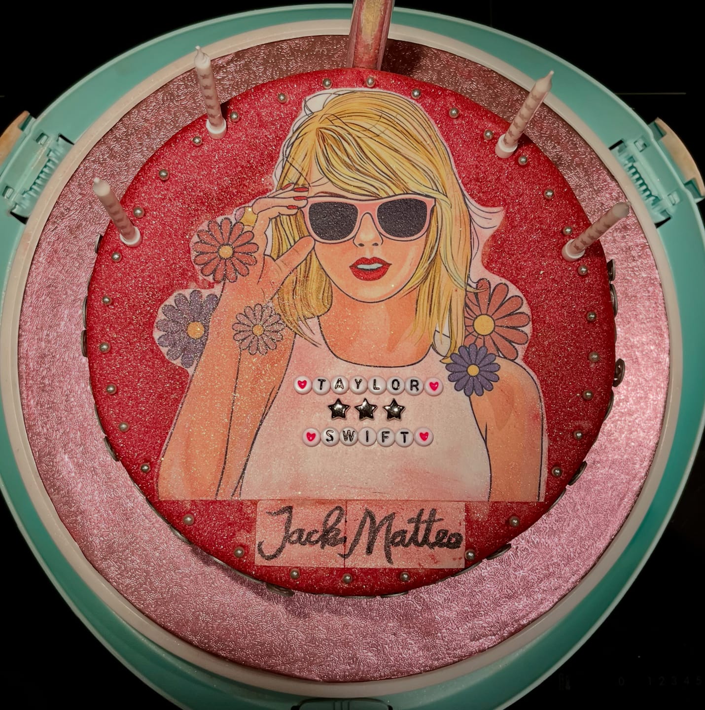 Customer photo review of Taylor Swift Inspired - Edible Icing Toppers