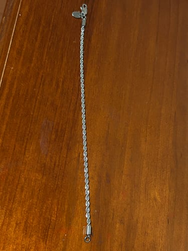 Reseña con foto de un cliente sobre Pulsera Rope 3mm