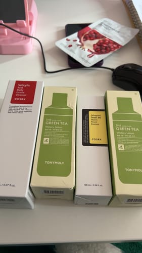Customer photo review of [TONYMOLY] The Chok Chok Green Tea Watery Lotion 160ml