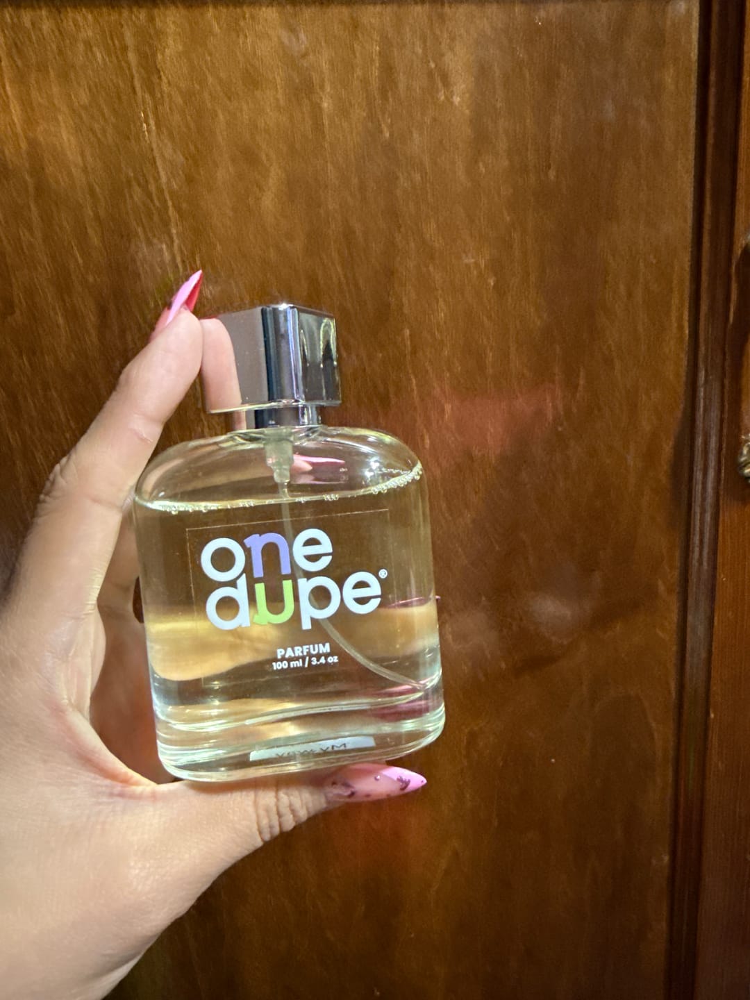 Customer photo review of Perfume inspirado en Baccarat Rouge 540