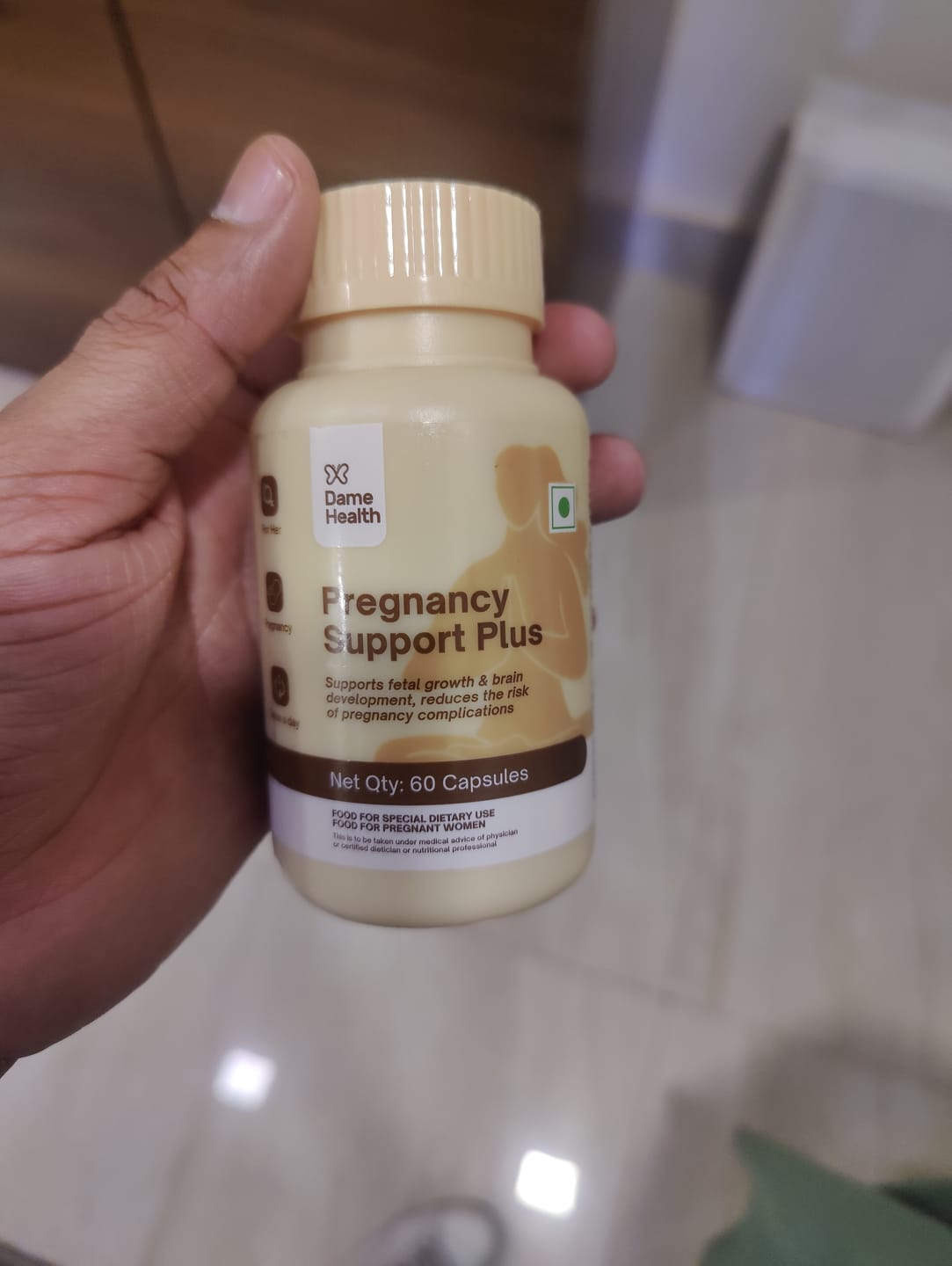 Customer photo review of Pregnancy Support Plus I Women's Complete Prenatal Multivitamin